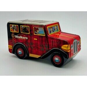 Walkers Scottish Explorer Shortbread Tin 8.5” x 3.5” x 4-5/8” Collectible